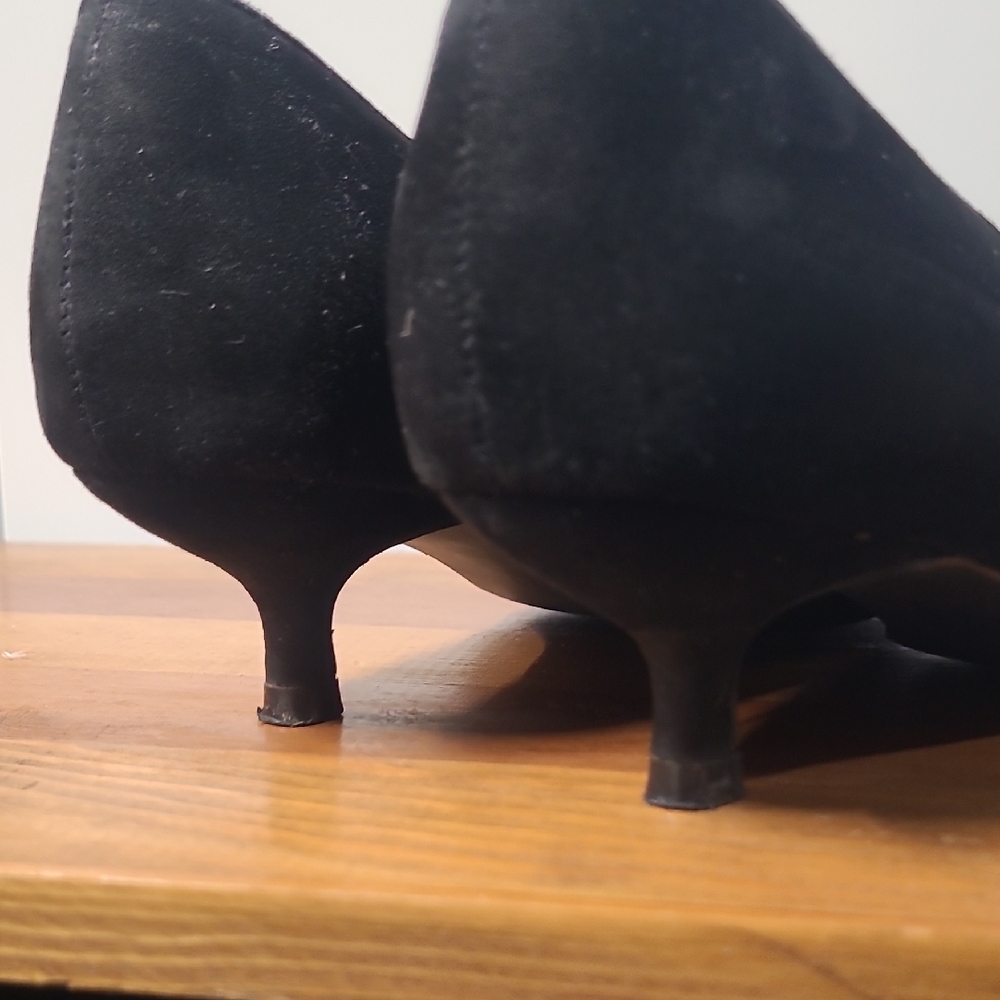 Elegant Black Bow Flats - Picture 3 of 5
